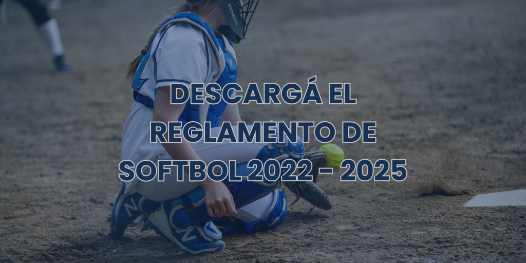 Reglamento softbol 2024