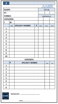 Orden al bate - Softbol